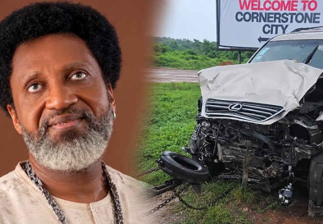 VIRGIN TIMES NEWS Nollywood Actor Rykardo Agbor Survives Serious Car Crash in Ibadan